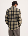 Back view of model wearing Anacortes Camo Eighty-Six 1-Pocket Shirt, Relaxed Fit.