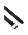 View of  Black denim Men's Casual Belt.
