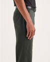 Side view of model wearing Chimera Crafted Khaki Pants, Slim Fit.