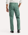 Back view of model wearing Duck Green Original Chino Pants, Slim Fit.