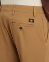 View of model wearing Ermine Men's Straight Fit Smart 360 Flex Alpha Chino Pants.