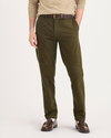 Front view of model wearing Hammond Crafted Khaki Pants, Slim Fit.